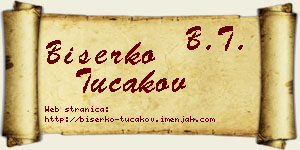 Biserko Tucakov vizit kartica
